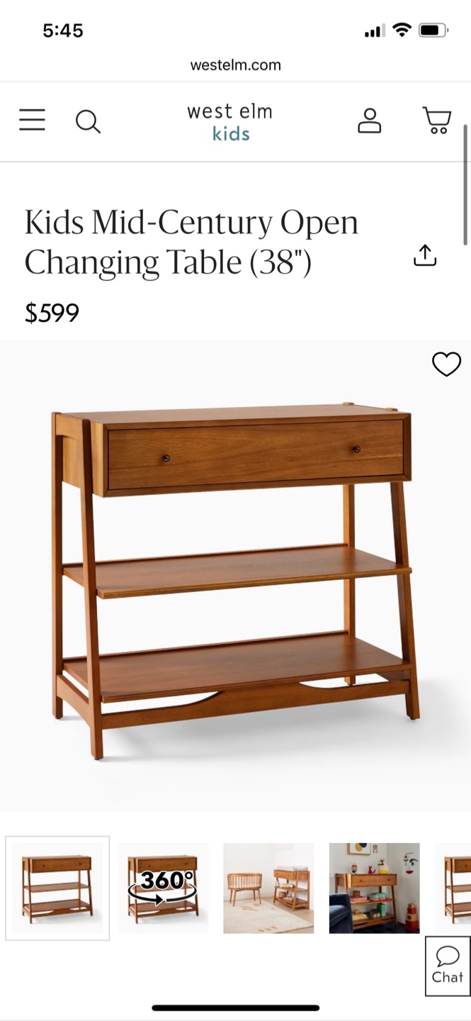 West Elm Kids Mid-Century Changing Table - photo 2