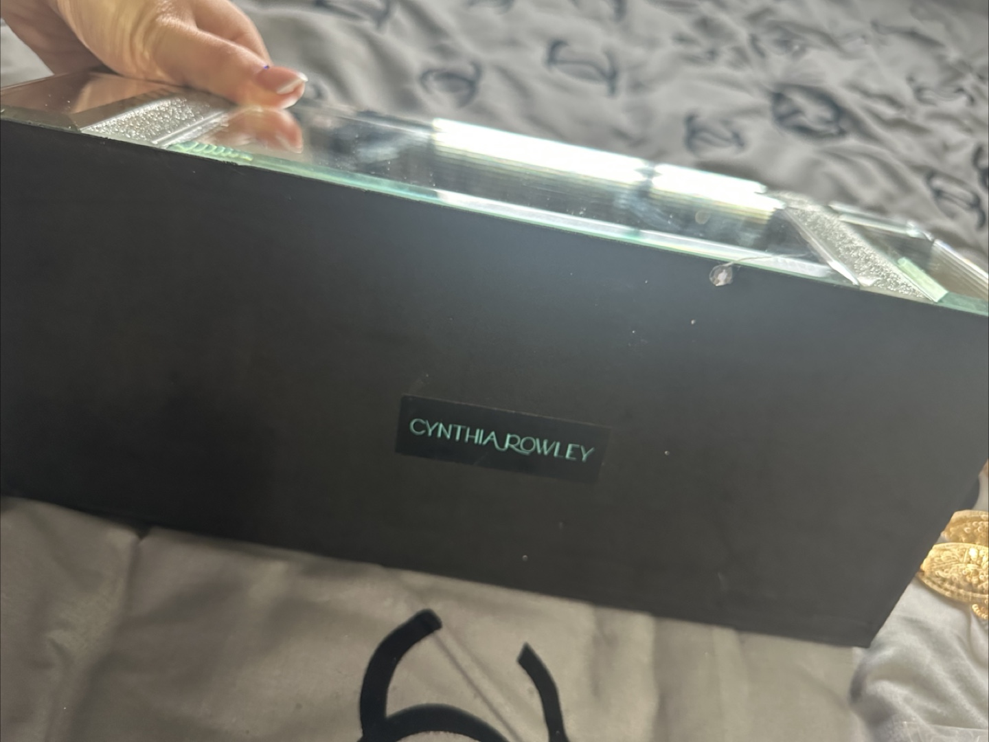 Cynthia Rowley Mirrored Jewelry Box - photo 3