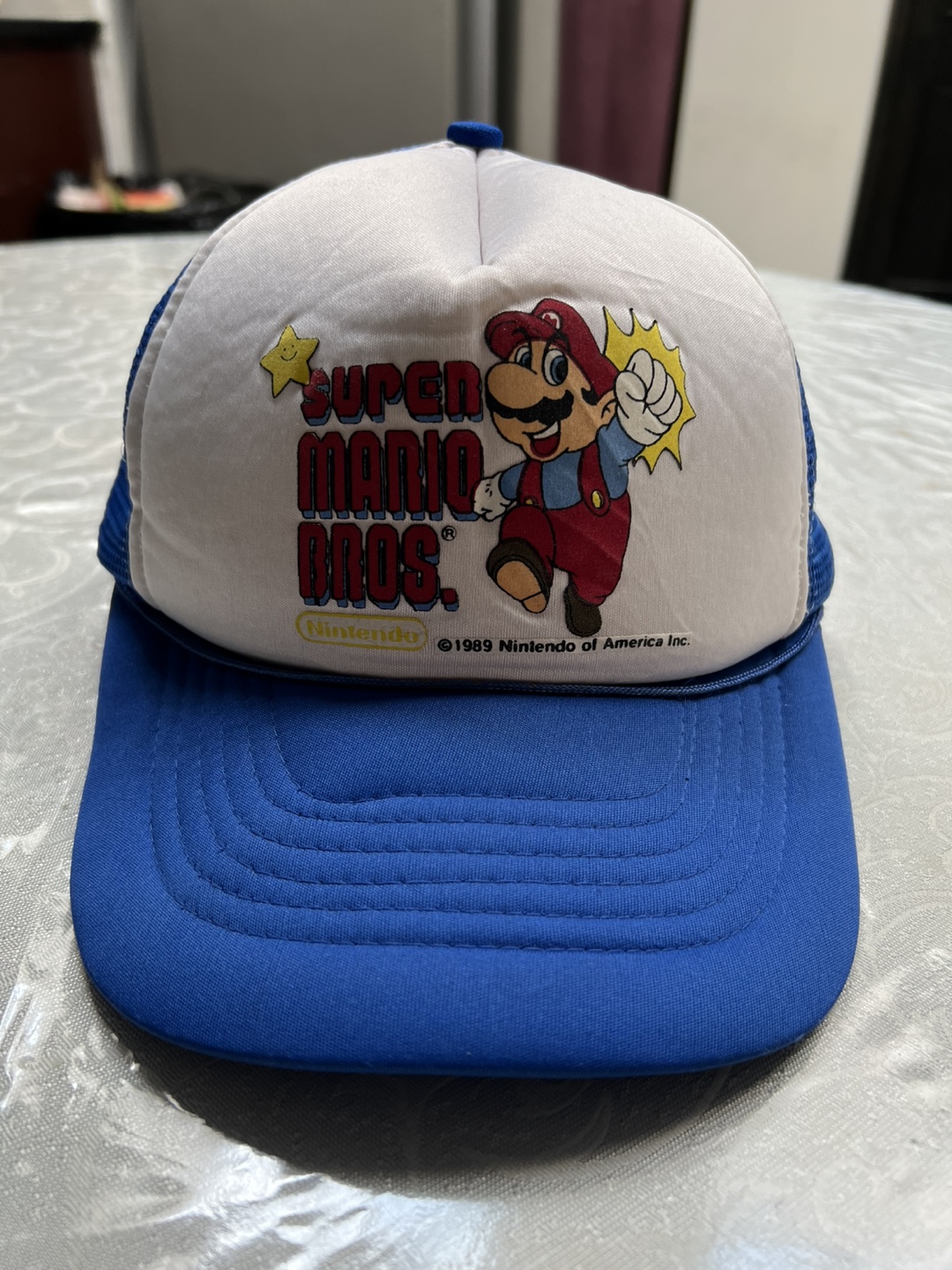 Vintage super Mario Nintendo 1989 Trucker cap