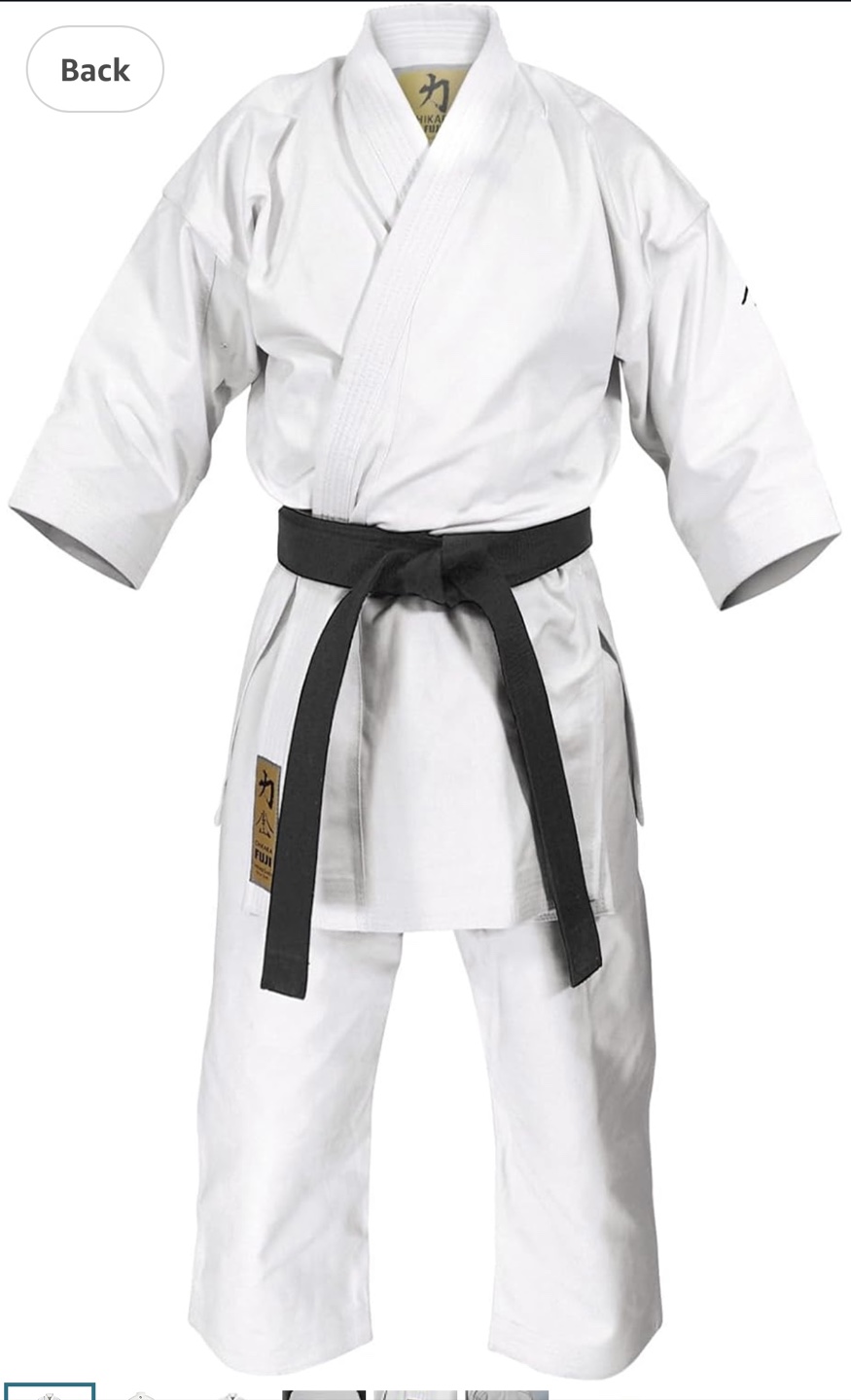 Fuji Chikara Premium Heavyweight Karate Gi - Size 6 - photo 2