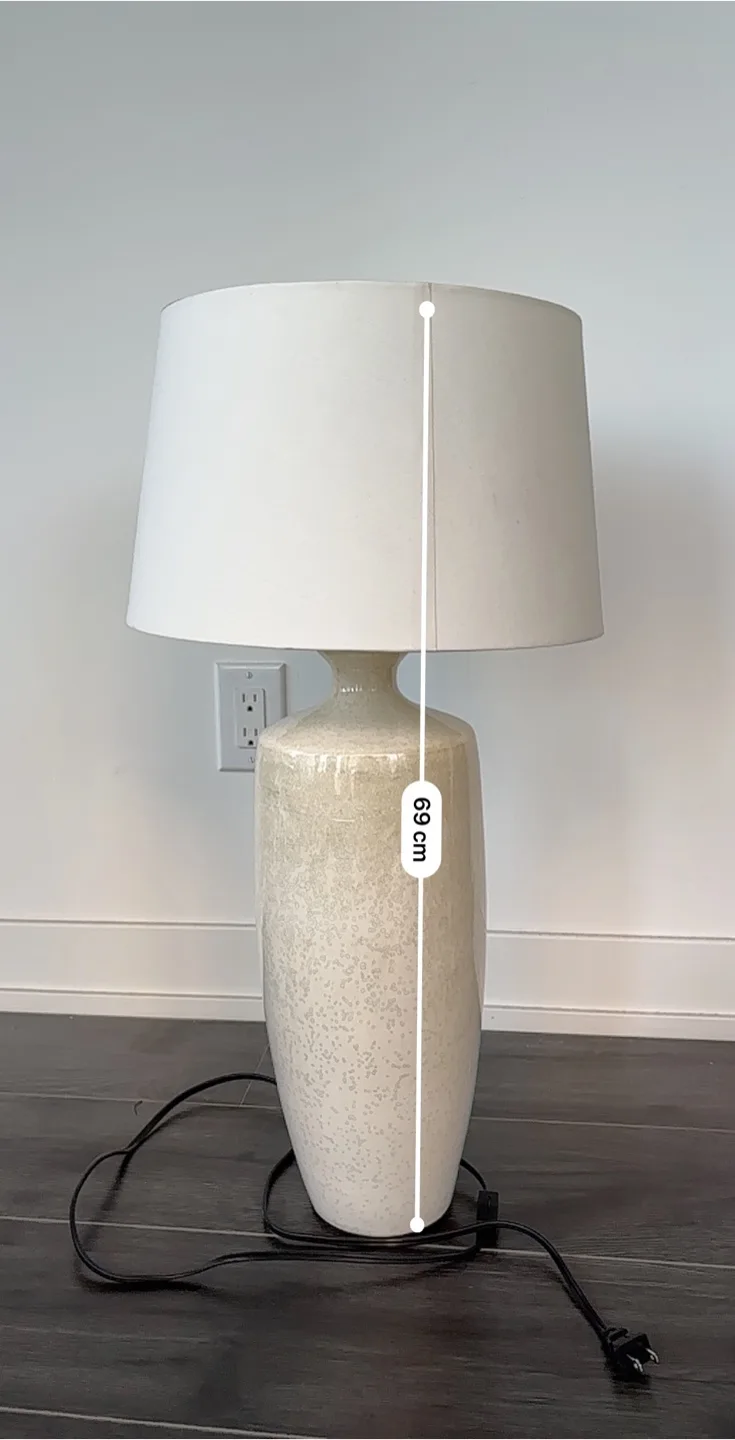Table Lamp, Cream Colour, 69cm Height image indicator(4)
