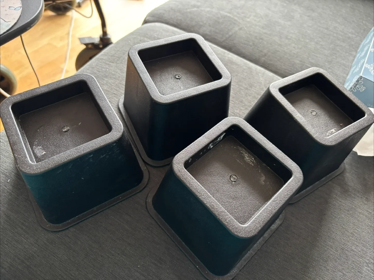 Black Bed/Furniture Risers (Set of 4) thumbnail