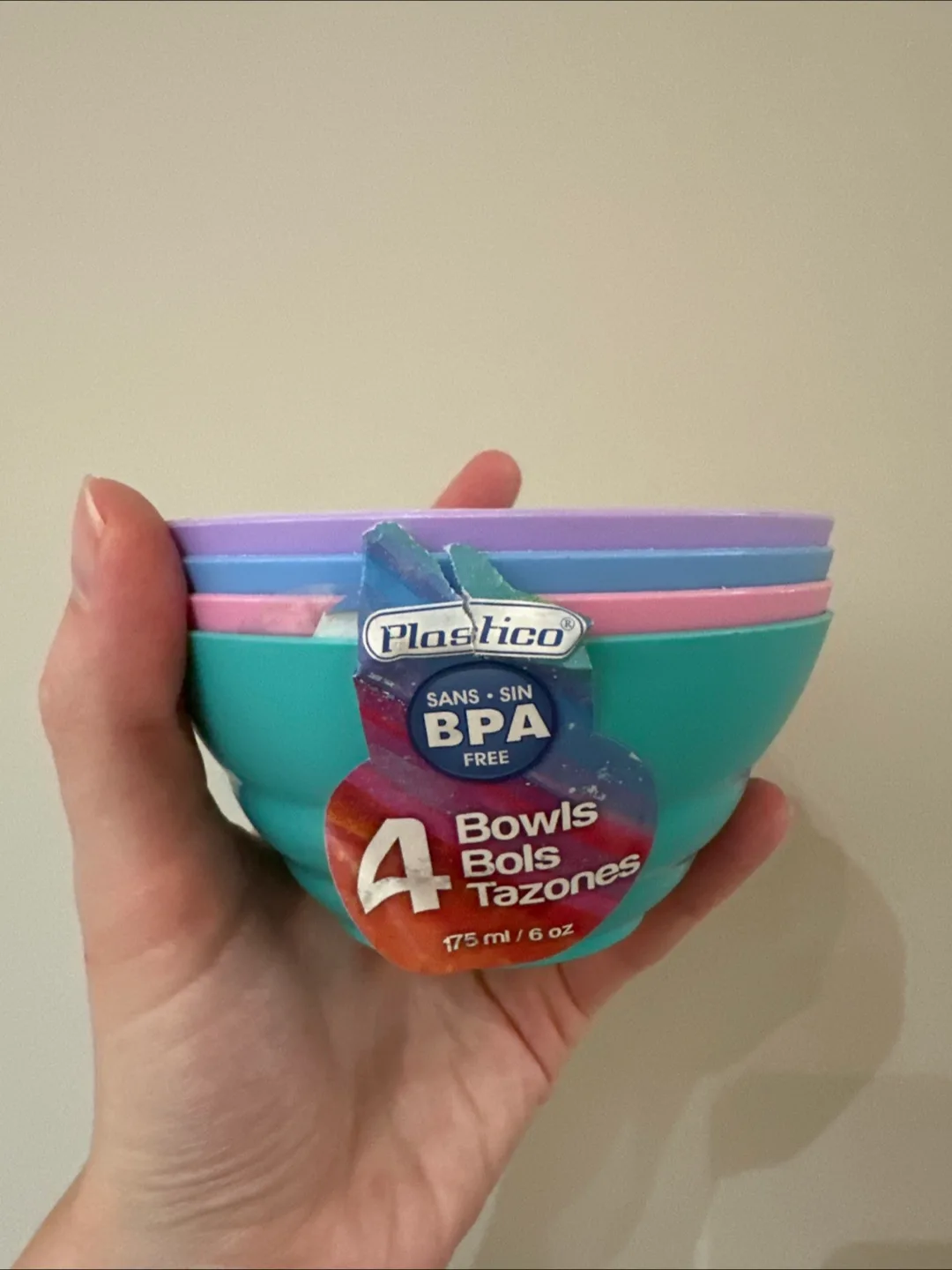 🆓 4x small plastic bowls 🥣 thumbnail