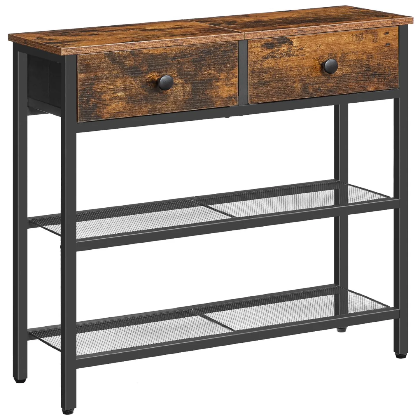 HOOBRO Narrow Console Table with Drawers &Tier Entryway Table image indicator(4)