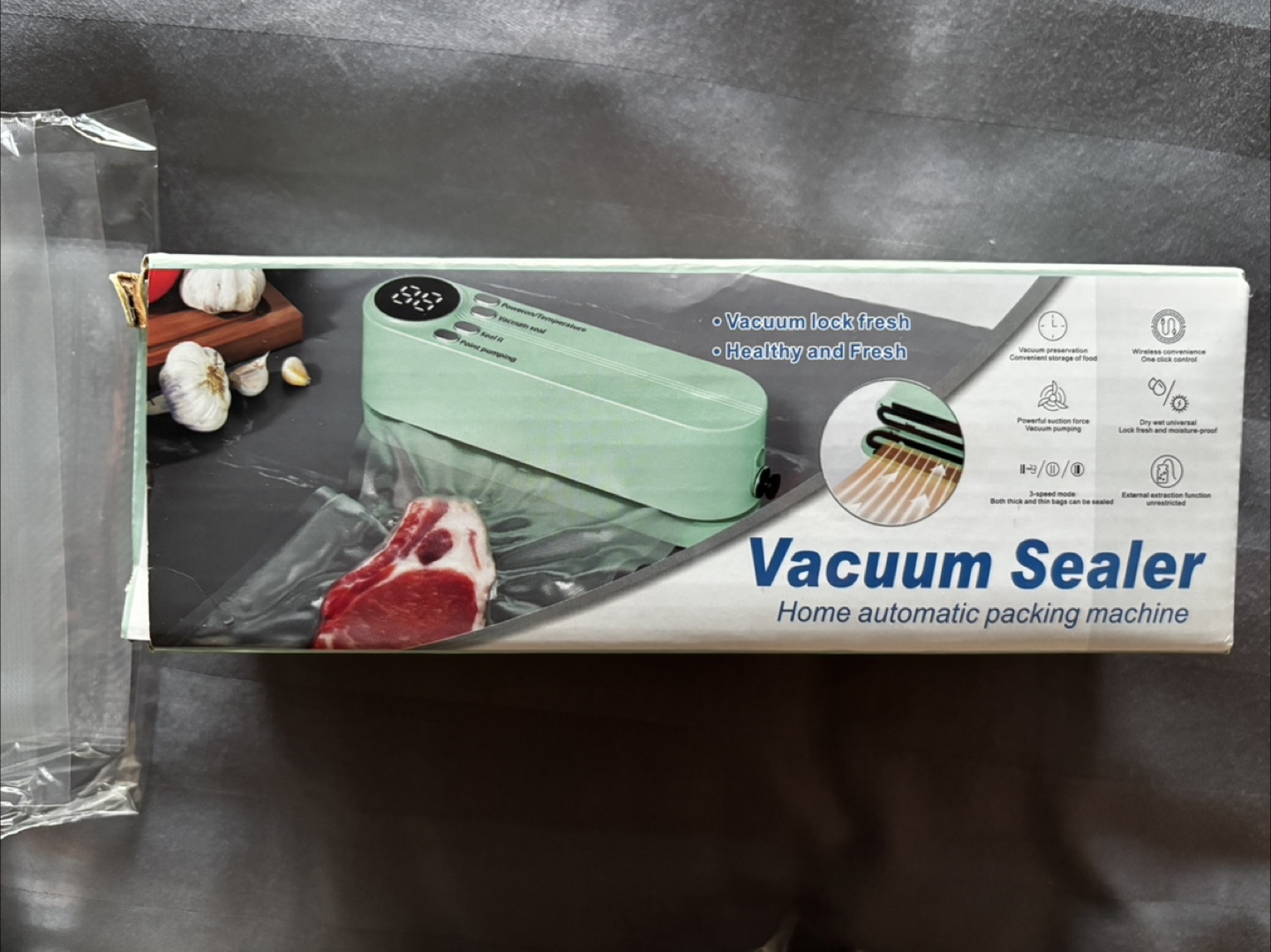 New Vacuum Sealer Multi-Functional Food Sealer Portable Wireless - photo 2