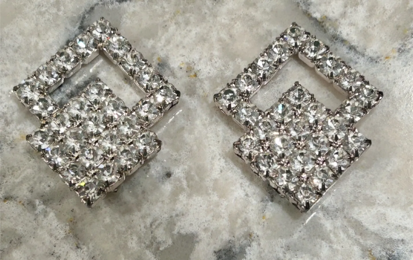 Vintage Gold and Silver Toned Shoe Clamps image indicator(5)