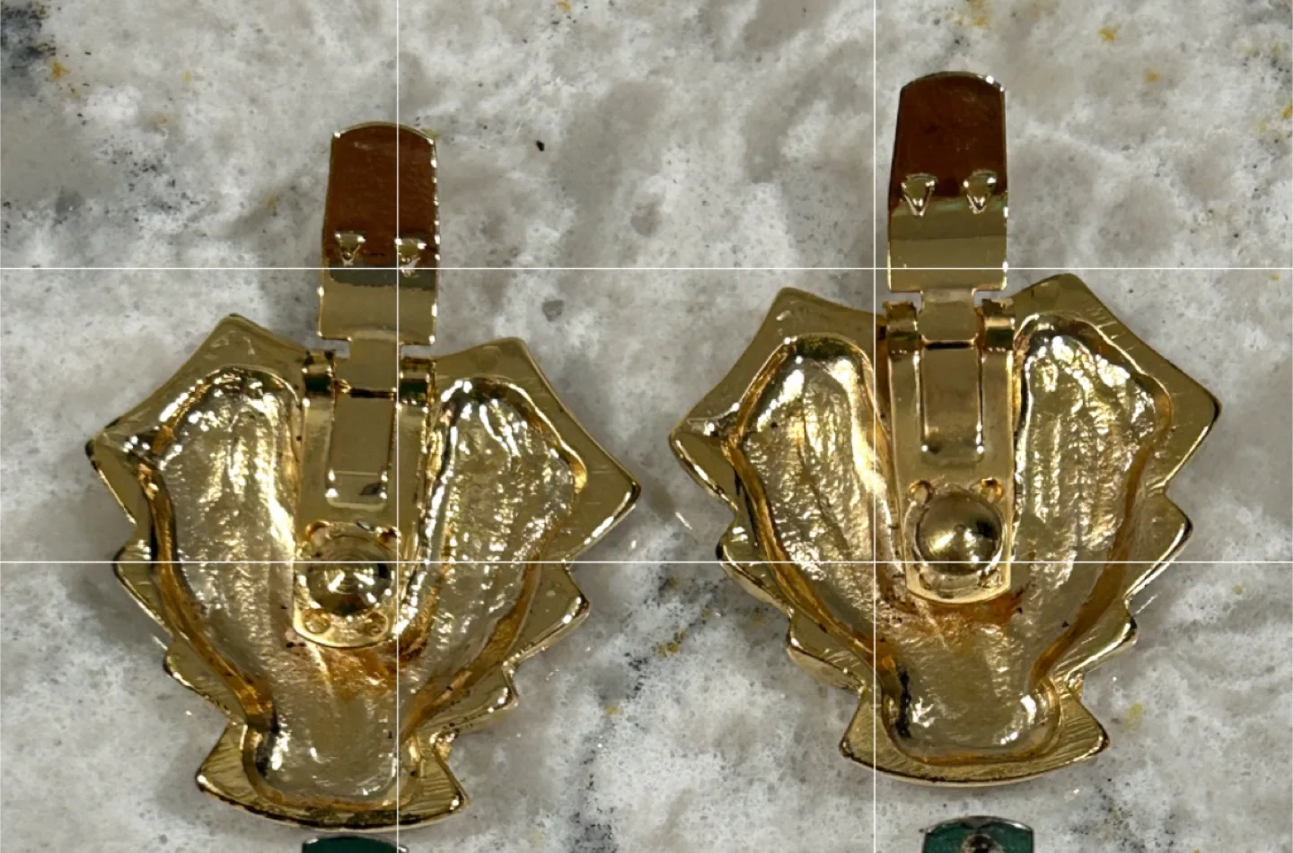 Vintage Gold and Silver Toned Shoe Clamps image indicator(10)