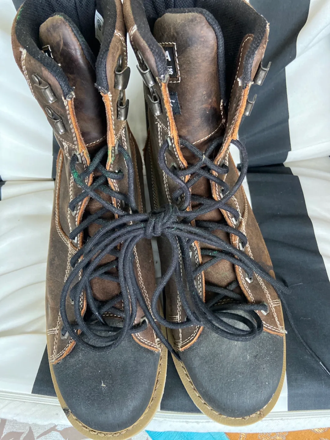 Dakota Iron Worker Leather Boots - Size 10.5 thumbnail