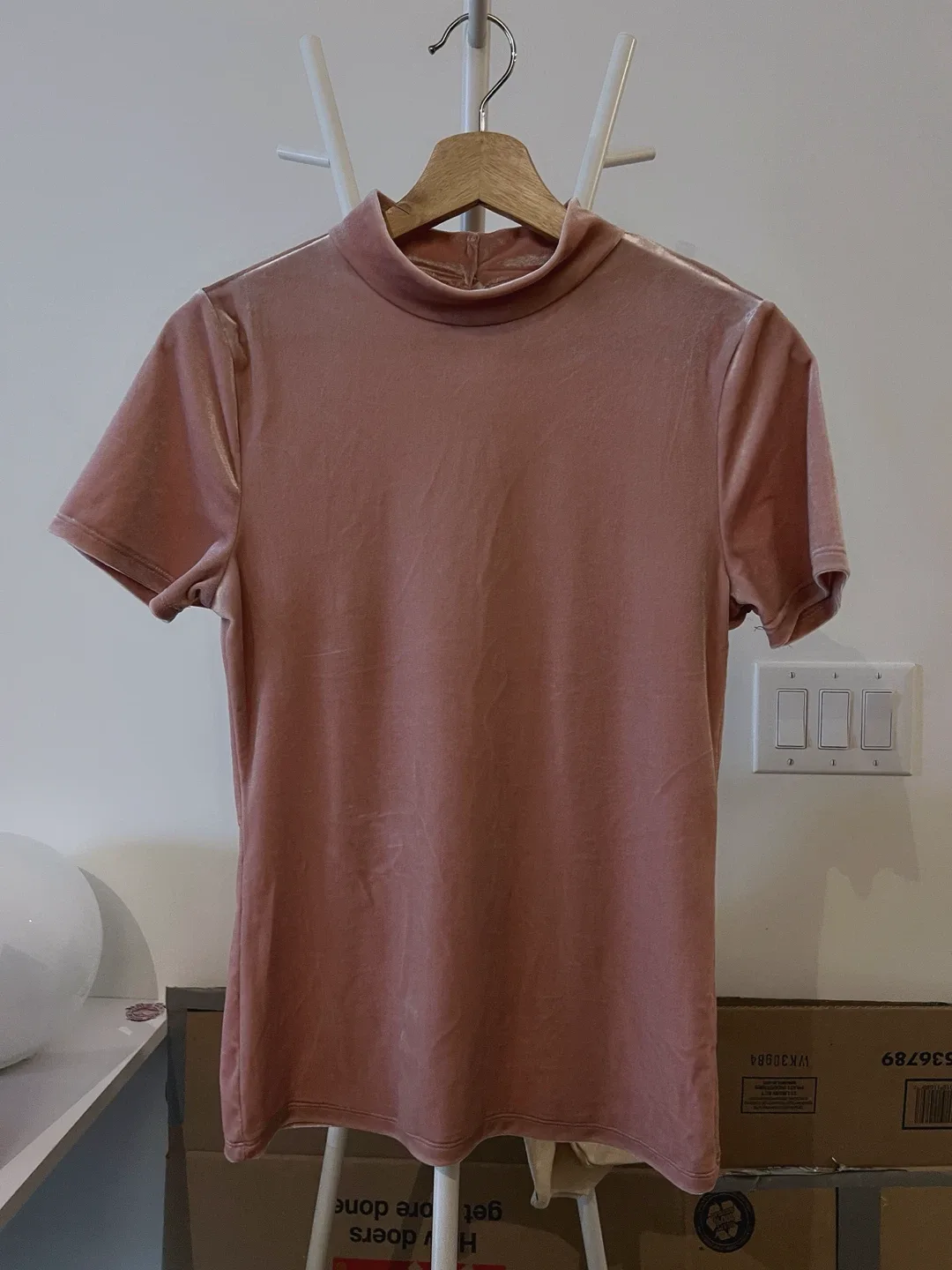 Pink Velvet Top thumbnail