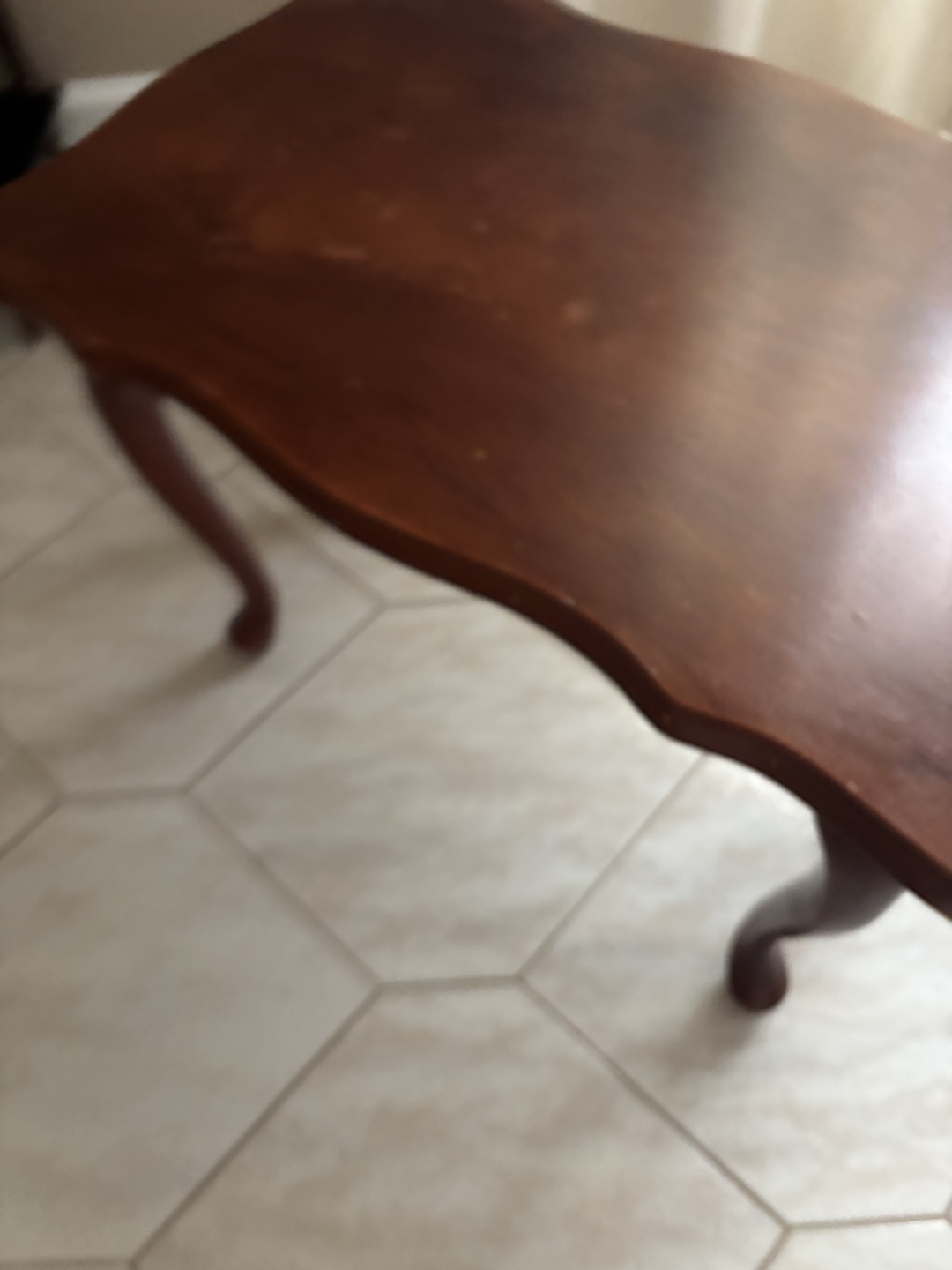 Vintage Wooden Side Table - photo 2