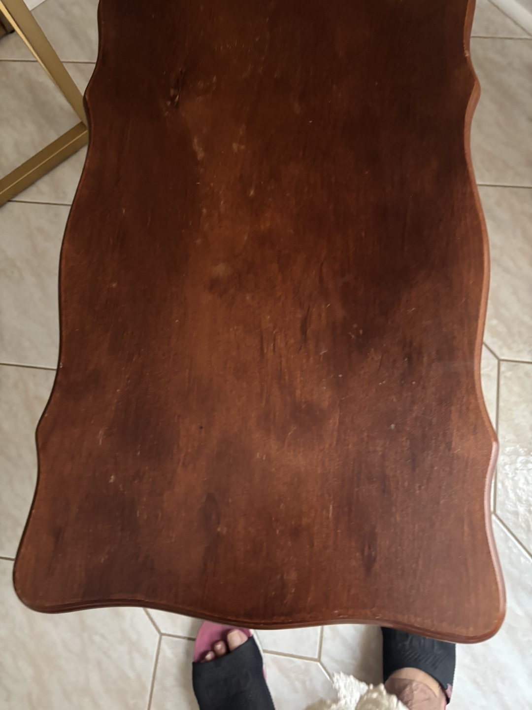Vintage Wooden Side Table - photo 3