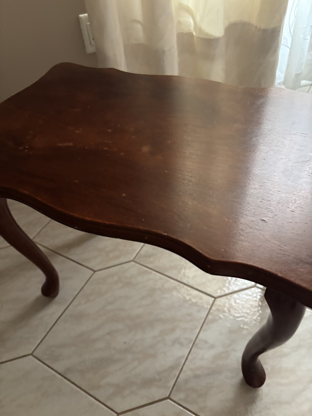 Vintage Wooden Side Table - photo 5