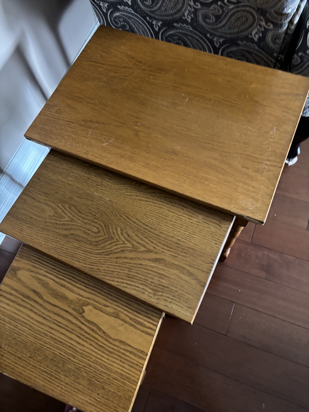 Wooden Nesting Tables - Set of 3 - photo 3
