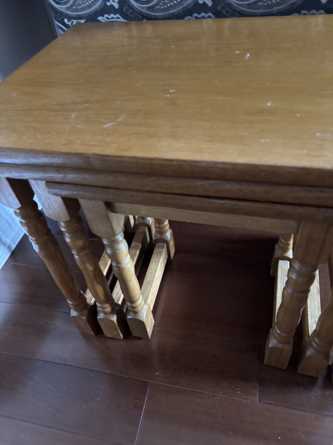 Wooden Nesting Tables - Set of 3 - photo 4