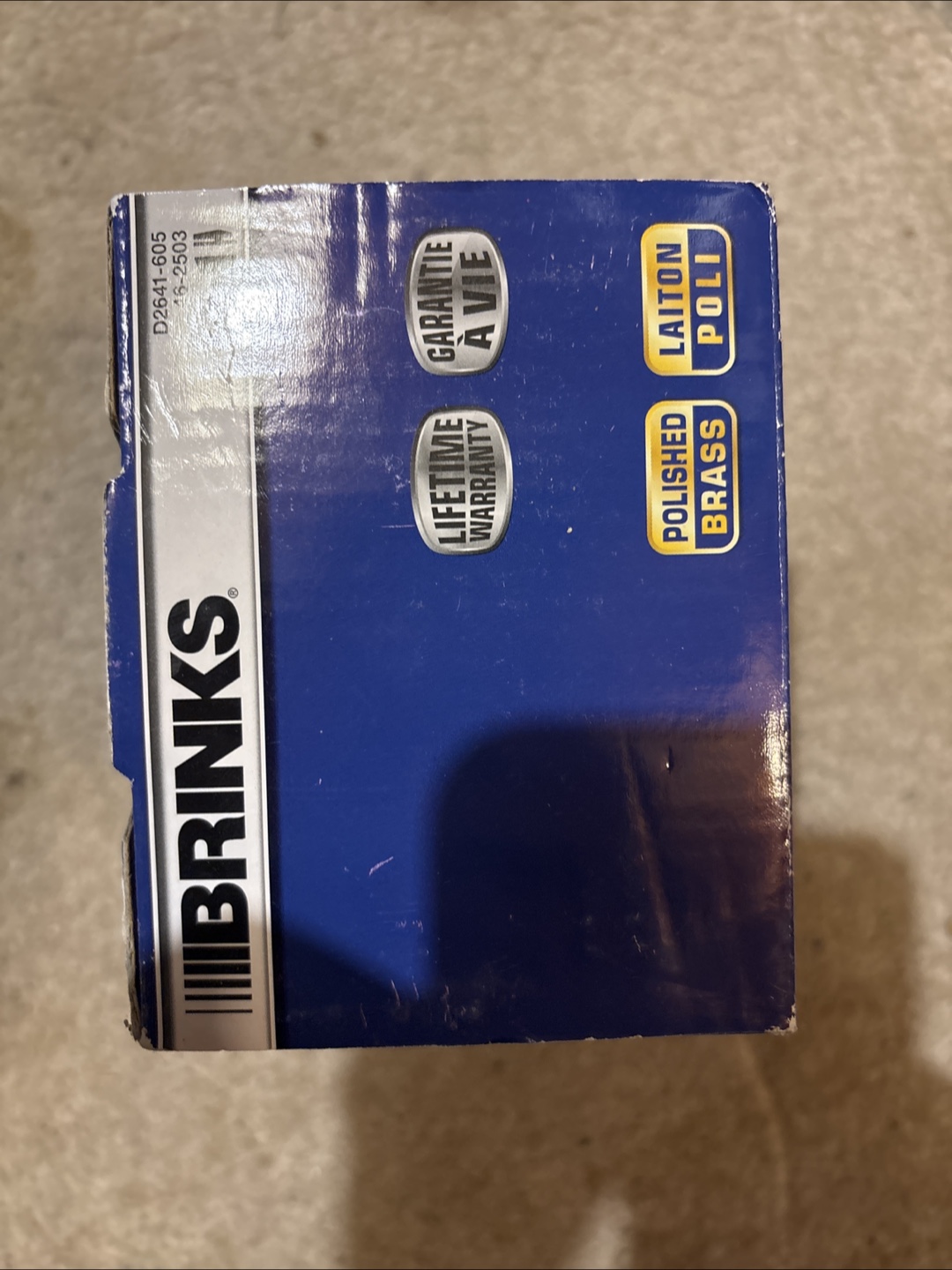 Brinks Polished Brass Single Cylinder Deadbolt - photo 4