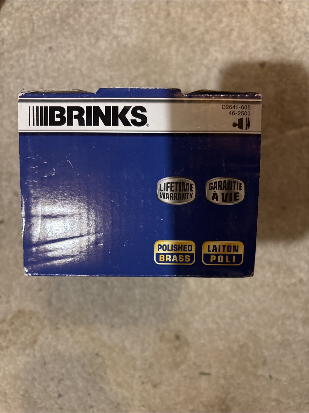Brinks Polished Brass Single Cylinder Deadbolt - photo 2