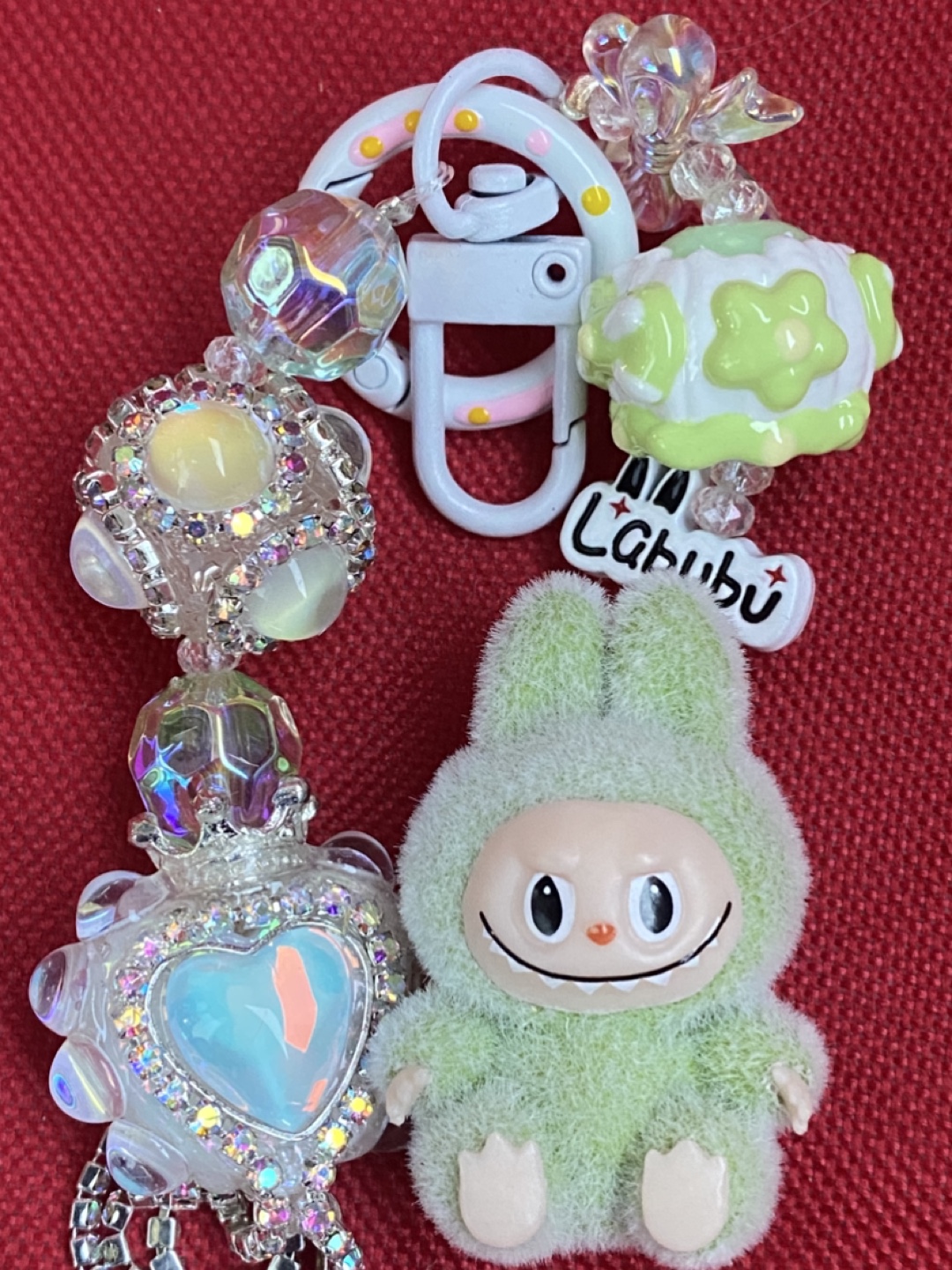 Labubu Keychain Charm