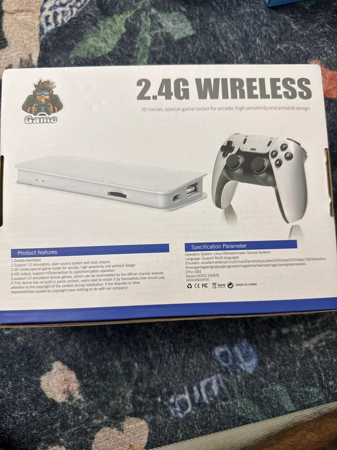 New 2.4G Wireless Game Controller image indicator(2)