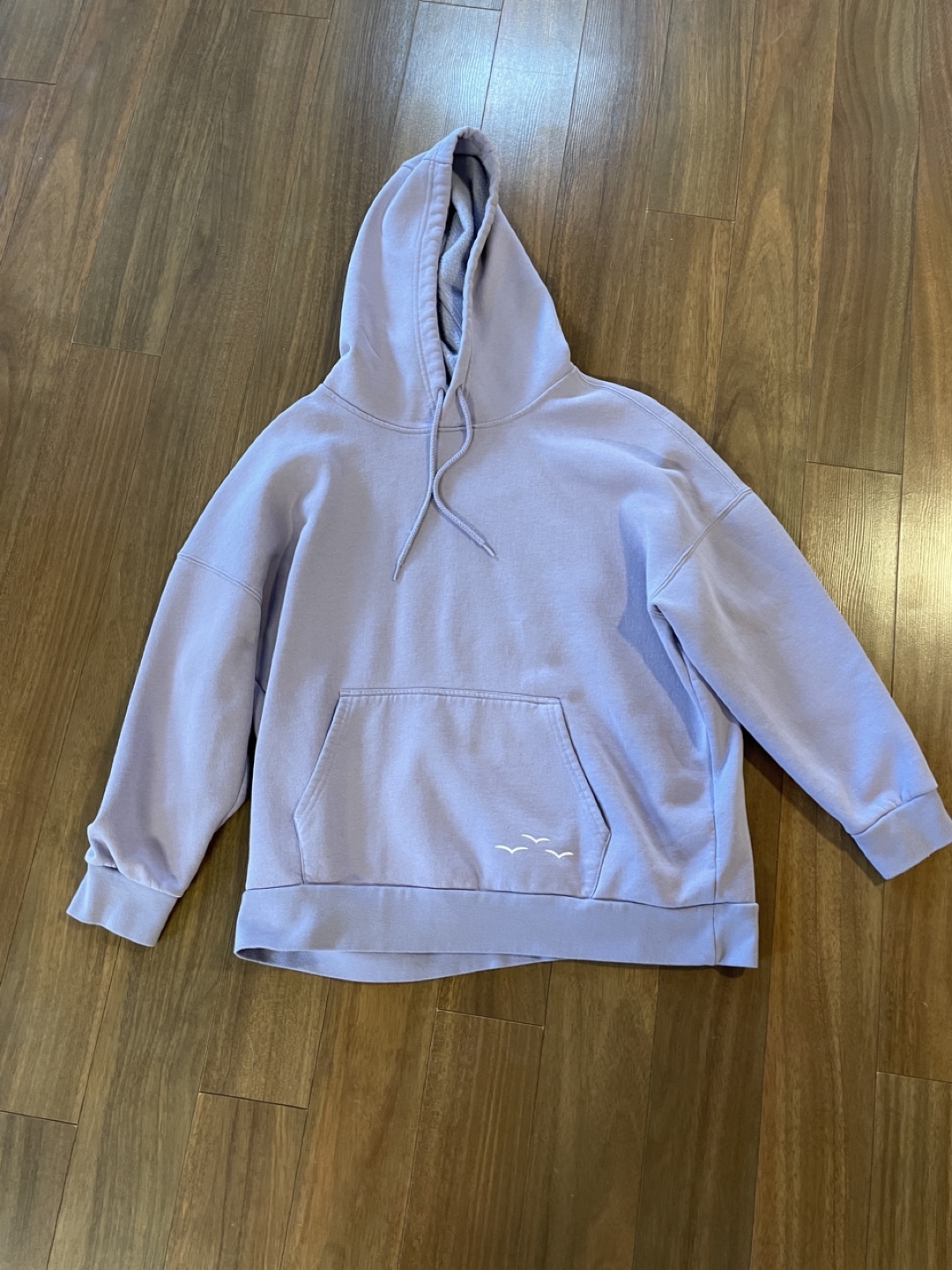 Lavender Lazy Pants Hoodie size large