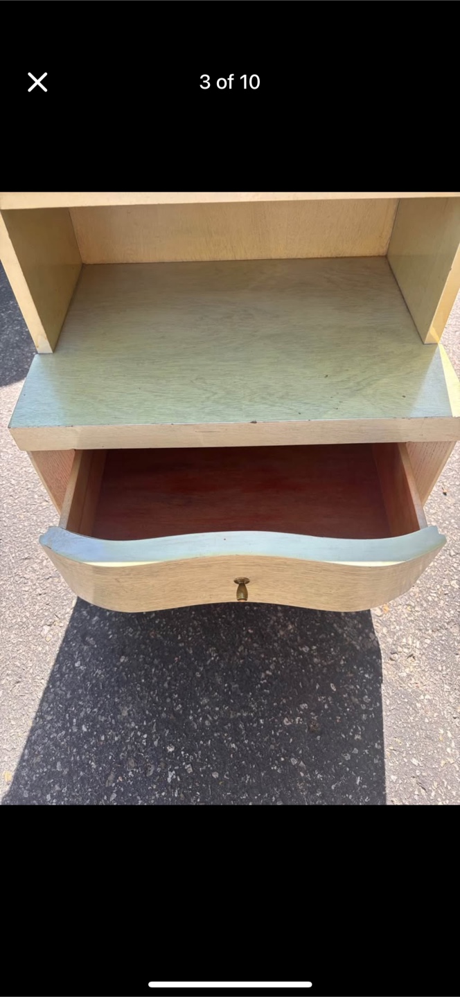Vintage 2-Drawer Nightstand - photo 3
