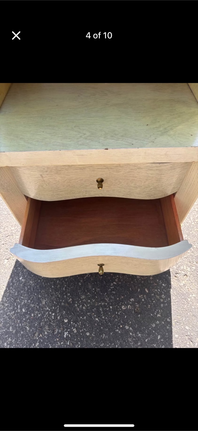 Vintage 2-Drawer Nightstand - photo 4