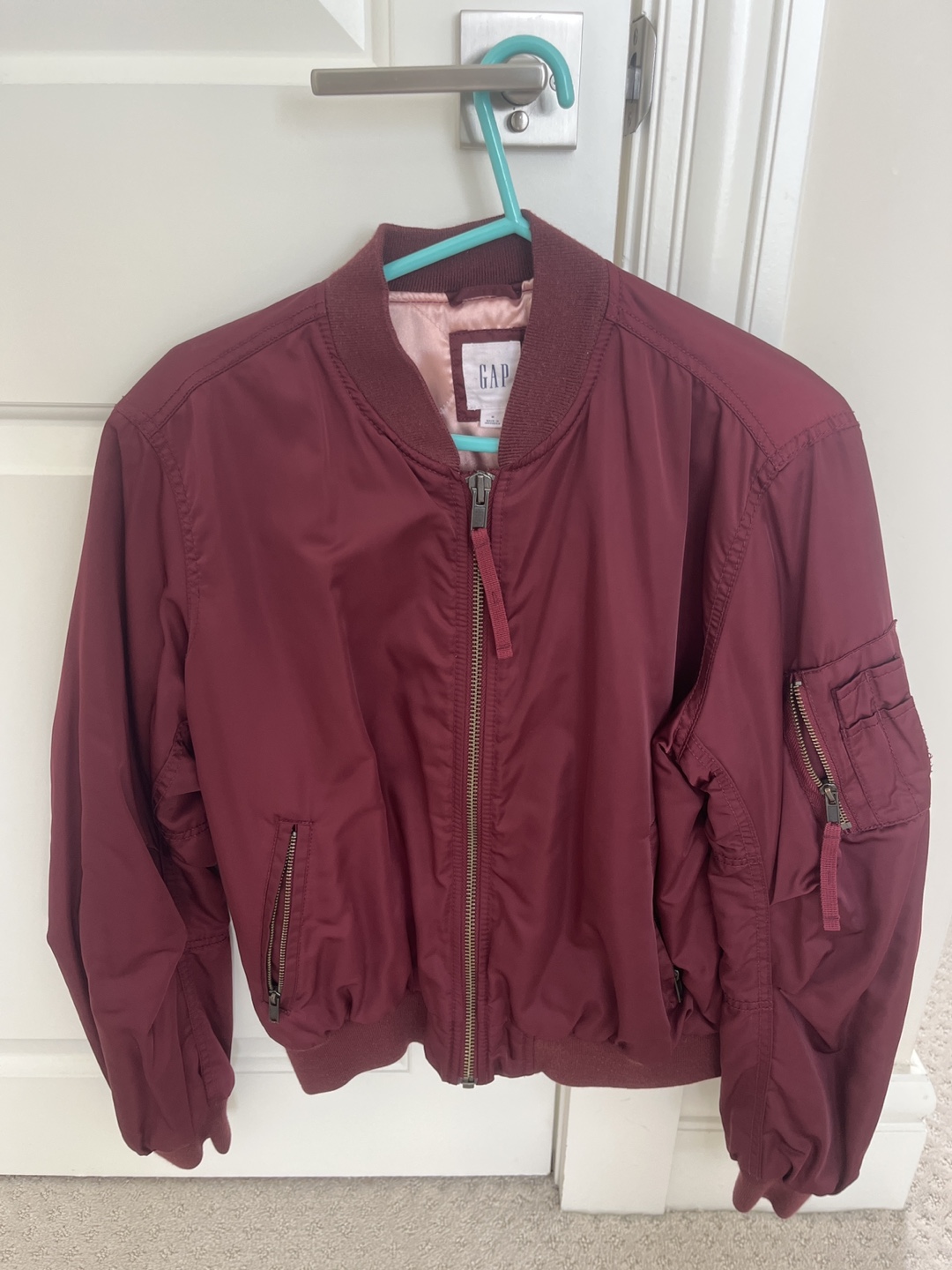 GAP Red Bomber Jacket - Size M