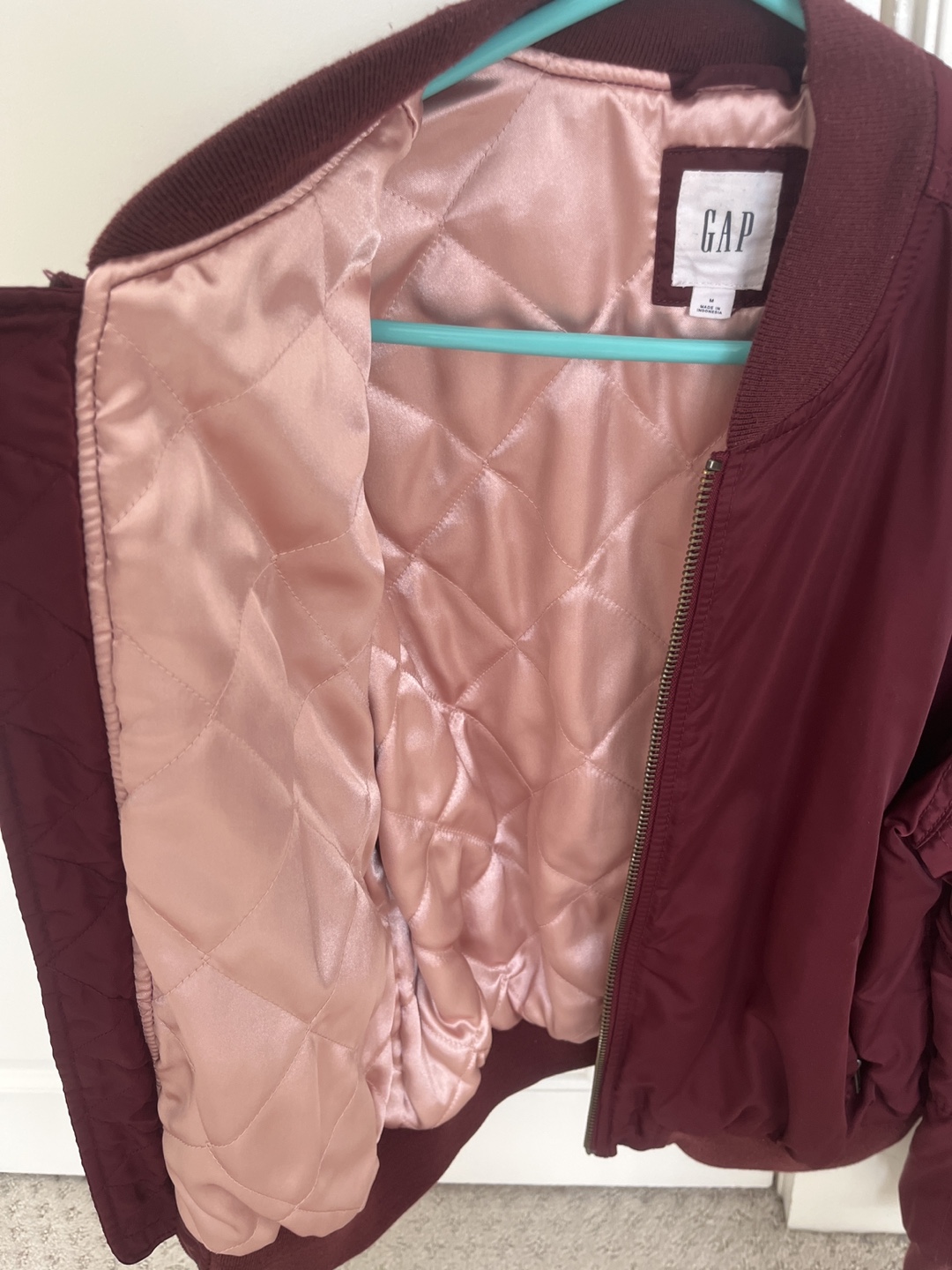 GAP Red Bomber Jacket - Size M - photo 4