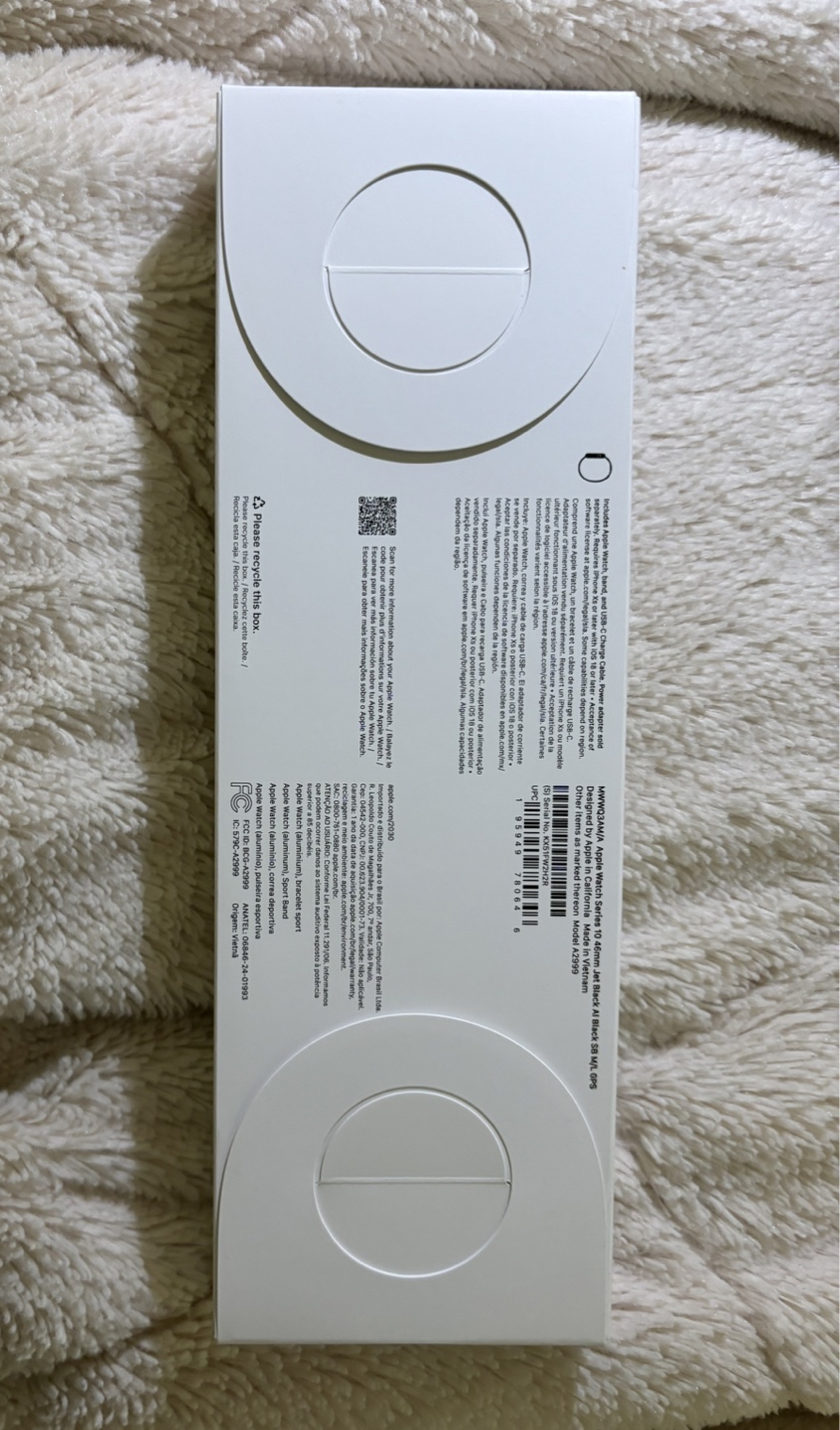Apple Watch series 10 46mm GPS with Black sports loop Band - photo 3