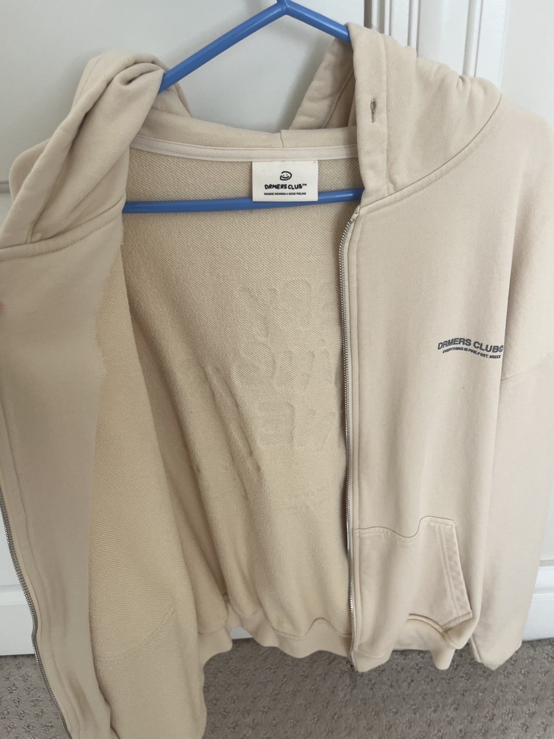 DRMERS CLUB Cream Full Zip Hoodie - photo 4
