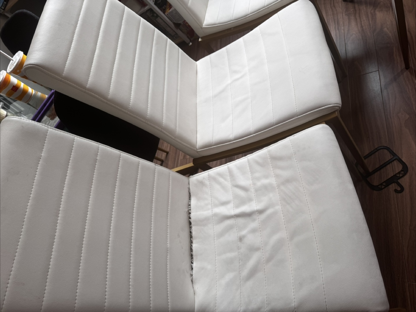 4 dining table chairs - photo 3