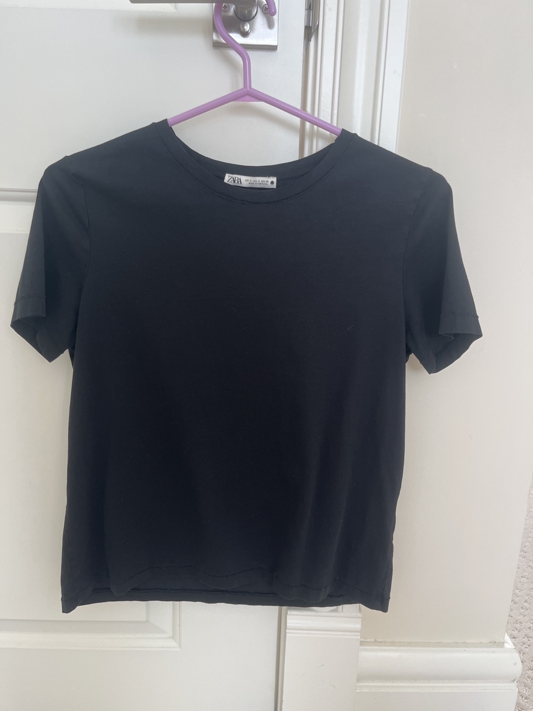 Zara Black T-Shirt Size S