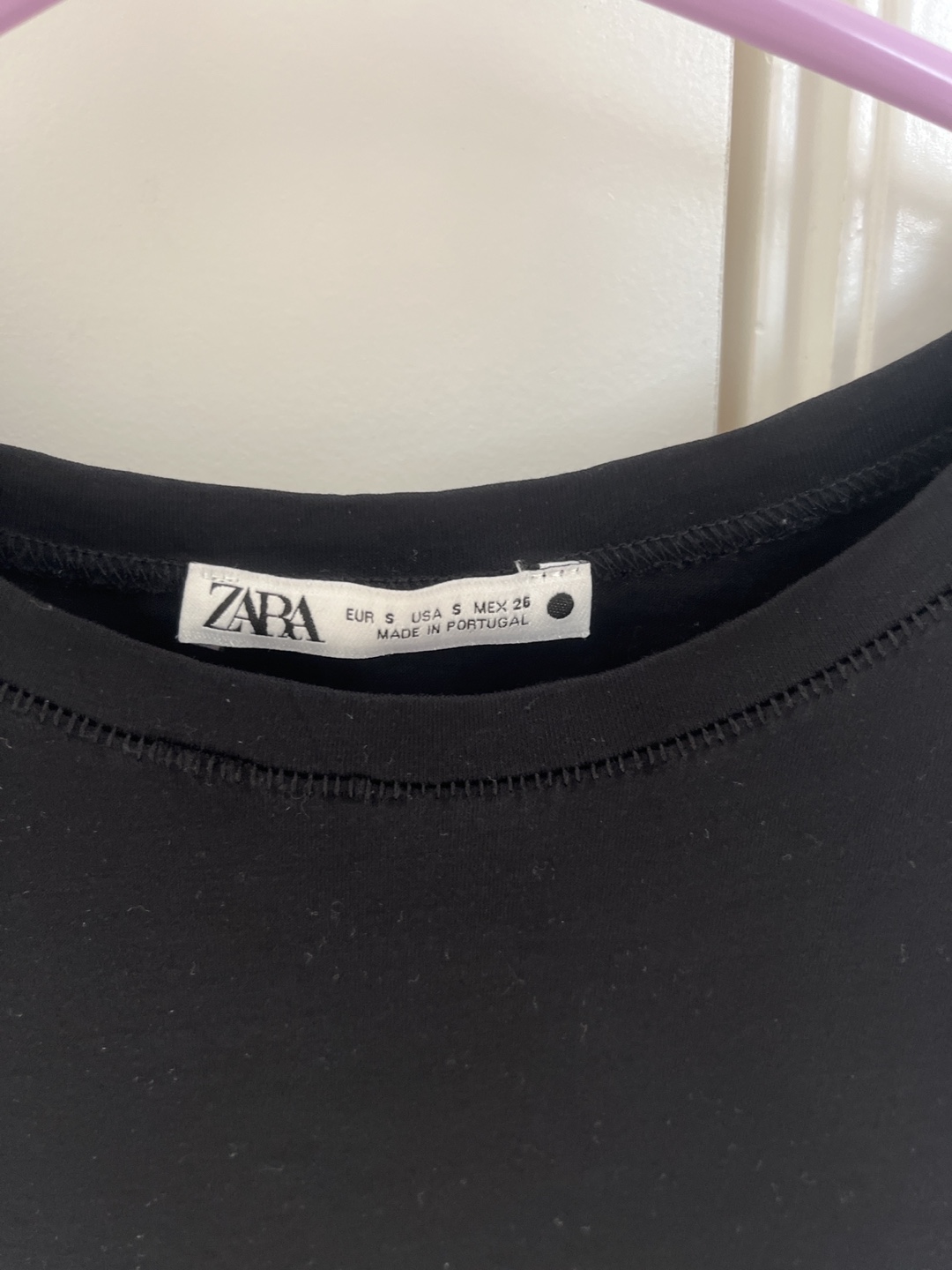 Zara Black T-Shirt Size S - photo 2