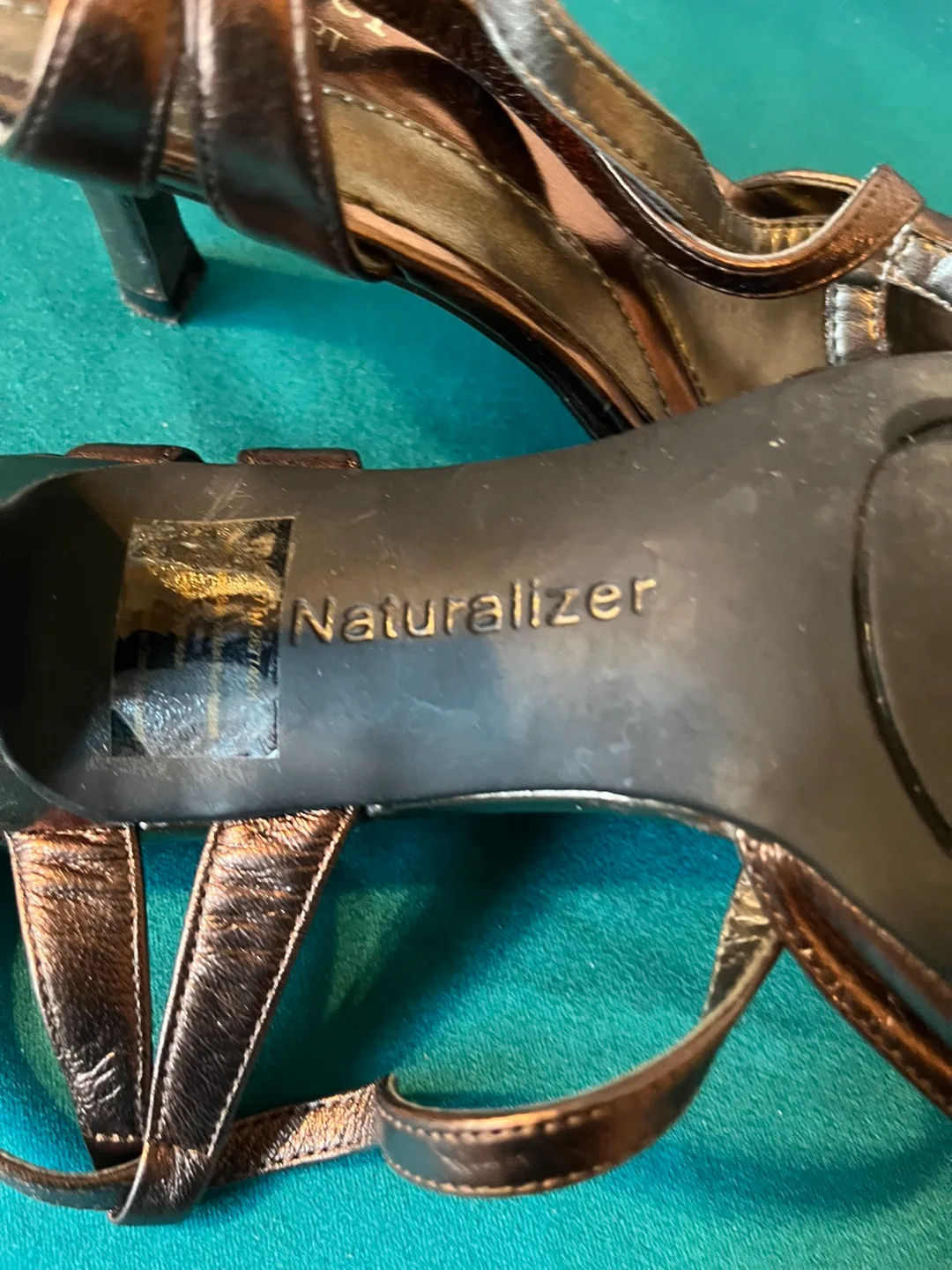 Naturalizer Bronze Heels - Size 7.5 image indicator(3)