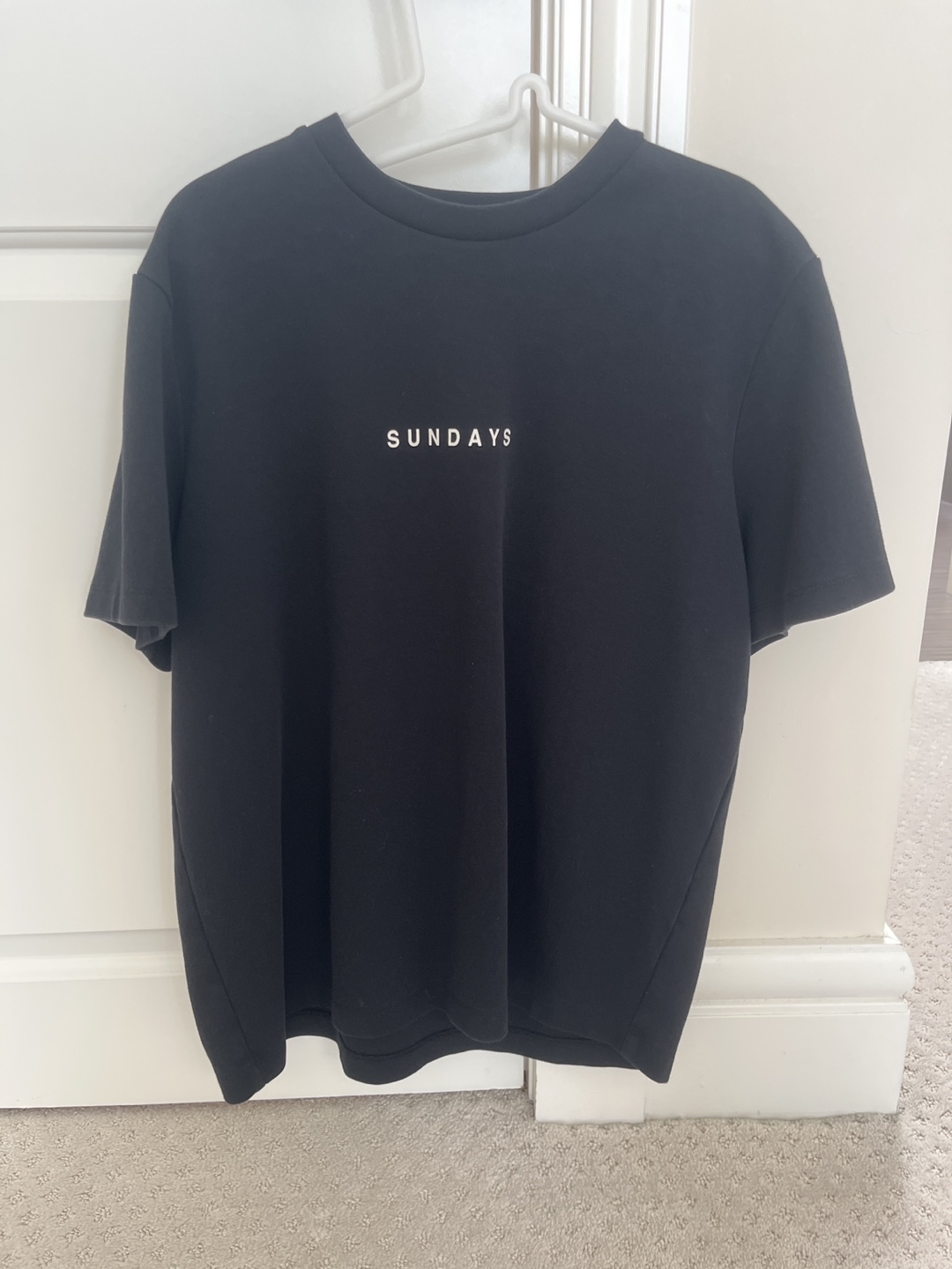 Oak + Fort SUNDAY HEAVYWEIGHT CREWNECK T-SHIRT