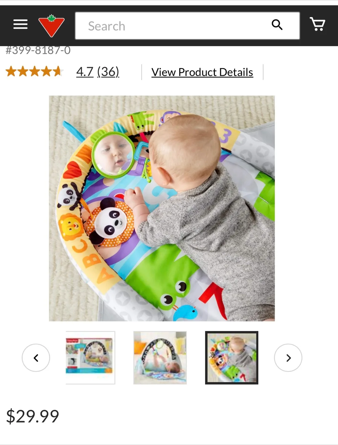 Fisher-Price Deluxe Kick & Play Piano Gym thumbnail