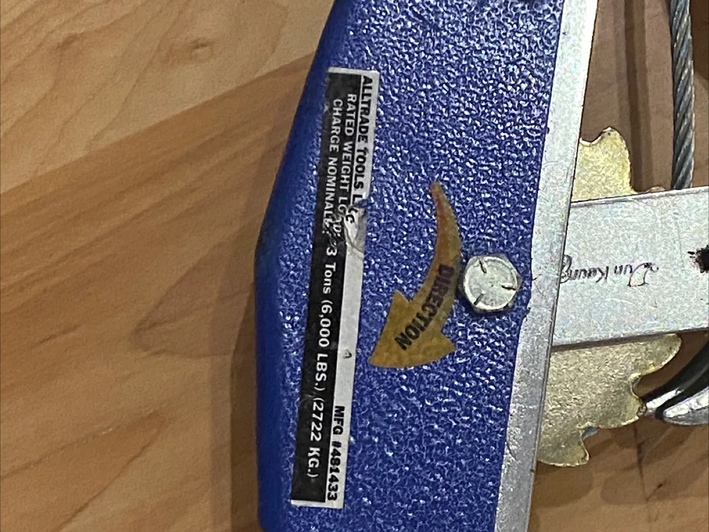 Altitude Tools 3 Ton Cable Puller image indicator(3)