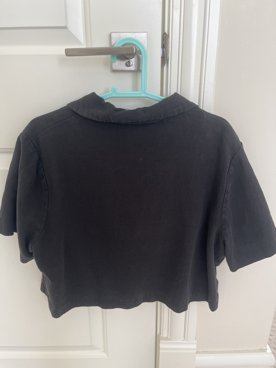 OAK + FORT Double-Breasted Cropped Blouse  - L - photo 2