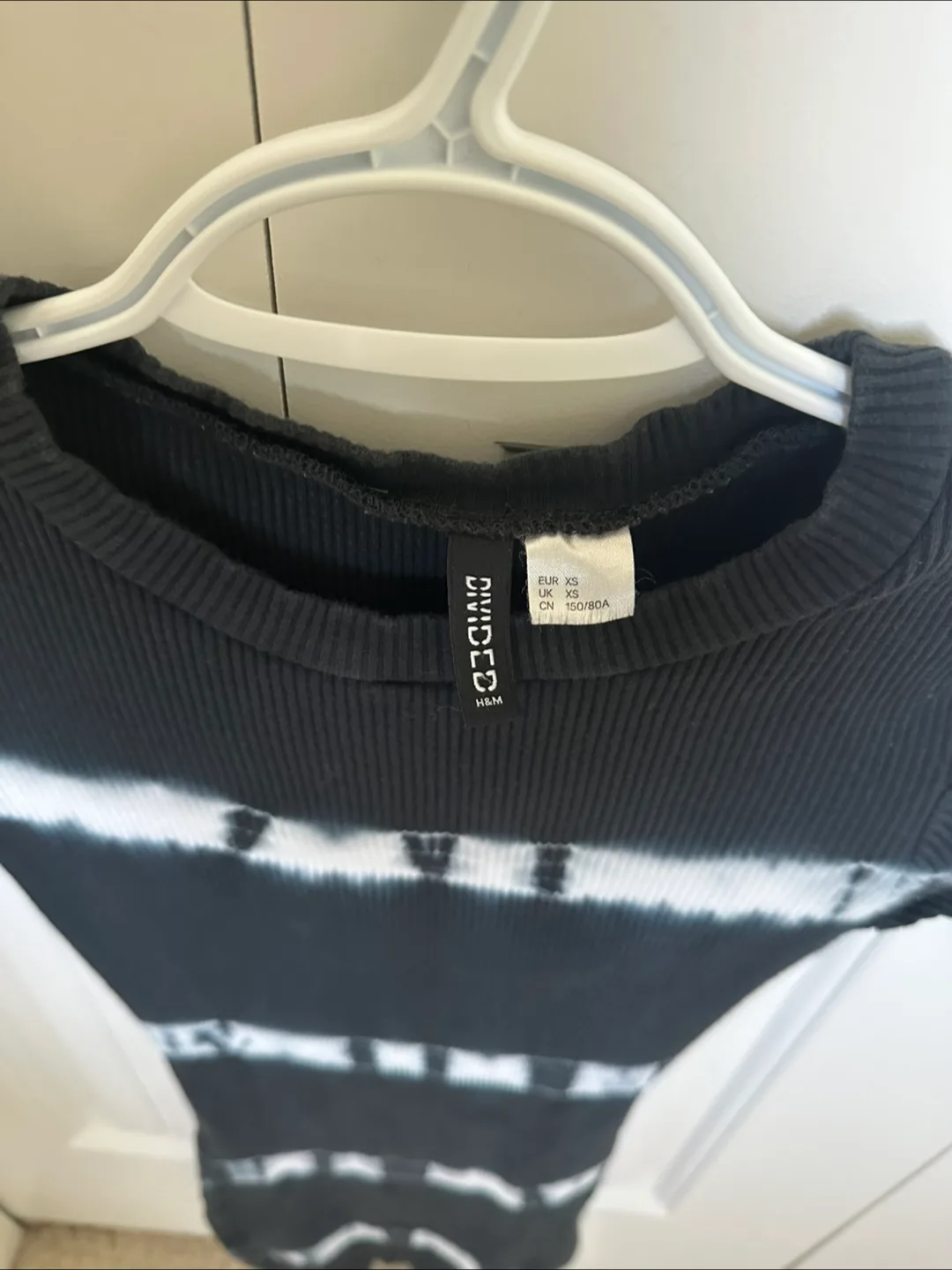 H&M Divided Black Tie-Dye Dress - XS image indicator(2)