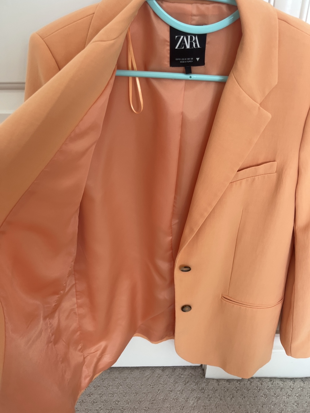Zara Orange Blazer - photo 3