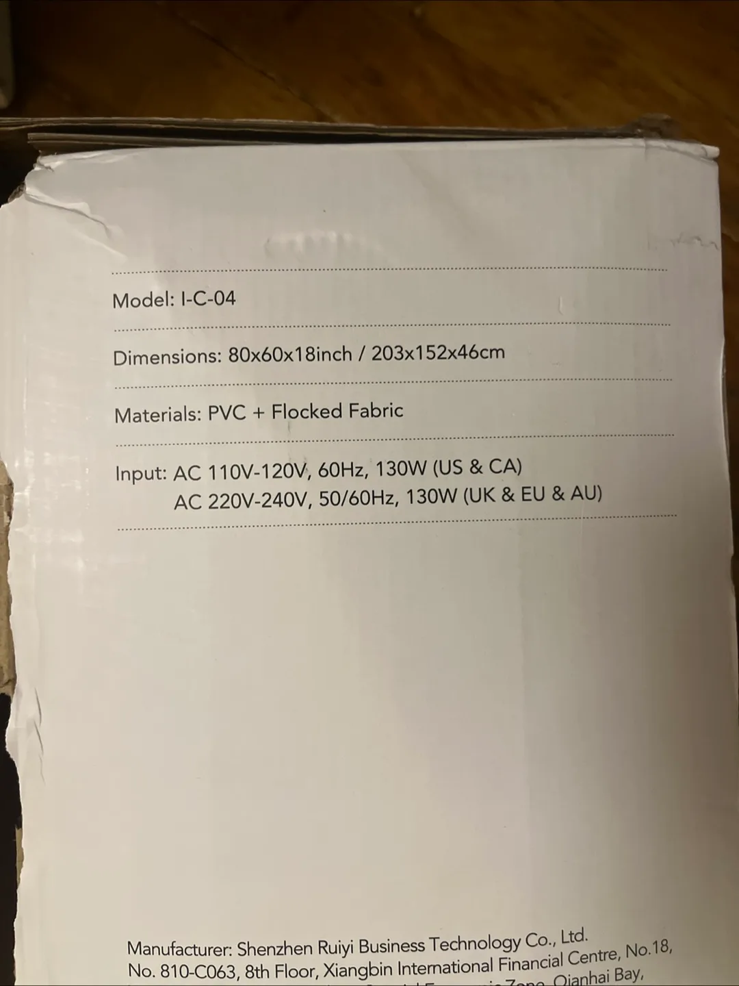 Queen Size Air Mattress Damaged image indicator(3)