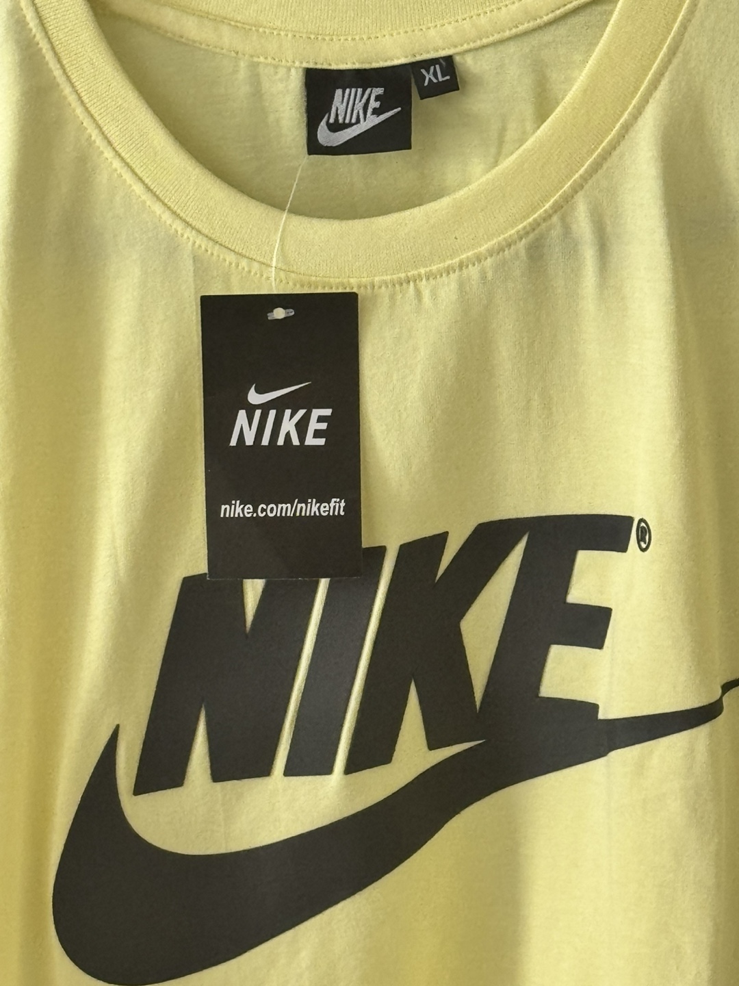 New Nike T-Shirt XL Yellow - photo 4