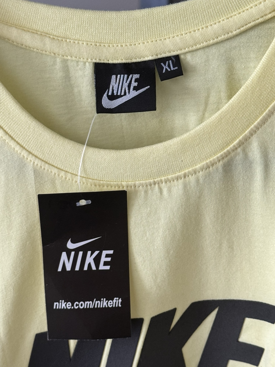 New Nike T-Shirt XL Yellow - photo 5