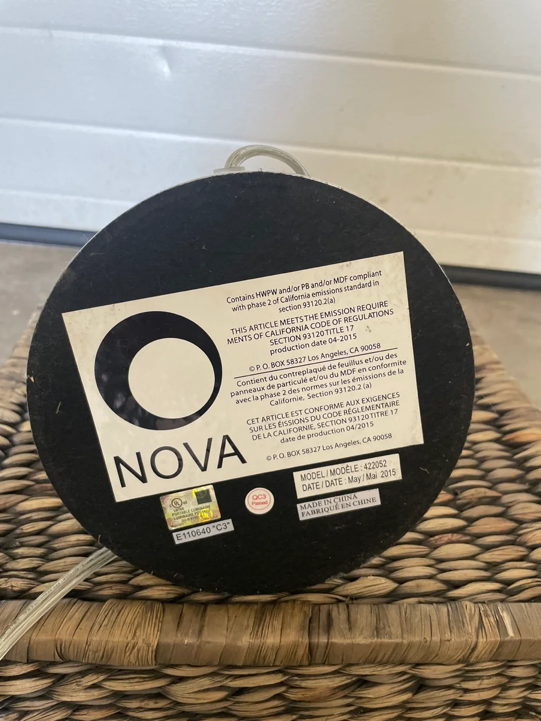 Table Lamp with Fabric Shade - 29" Tall image indicator(7)