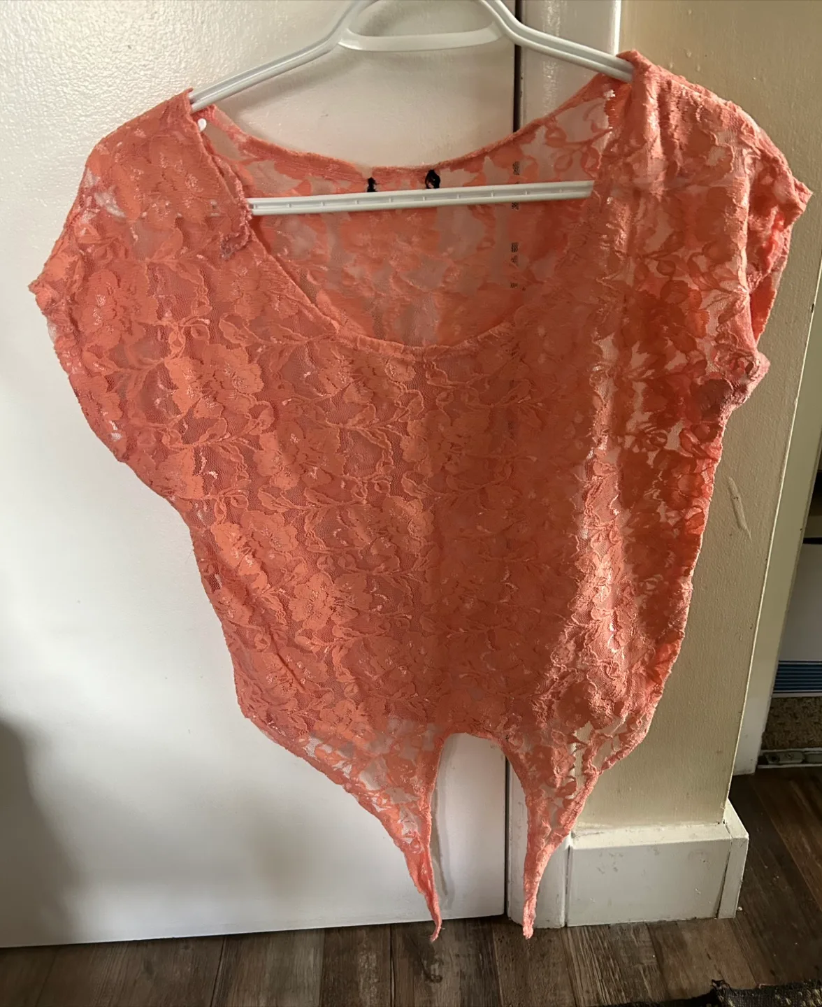 Lace top- Peach colour thumbnail