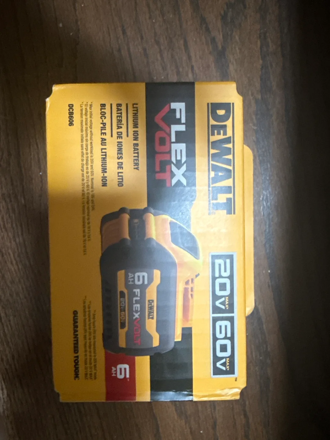 DeWalt Flexvolt 20V/60V 6Ah Battery - New in Box!
