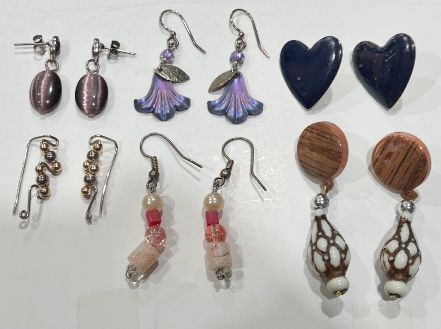 Various Gold and Silver Tone Drop Earrings ($ 4each)