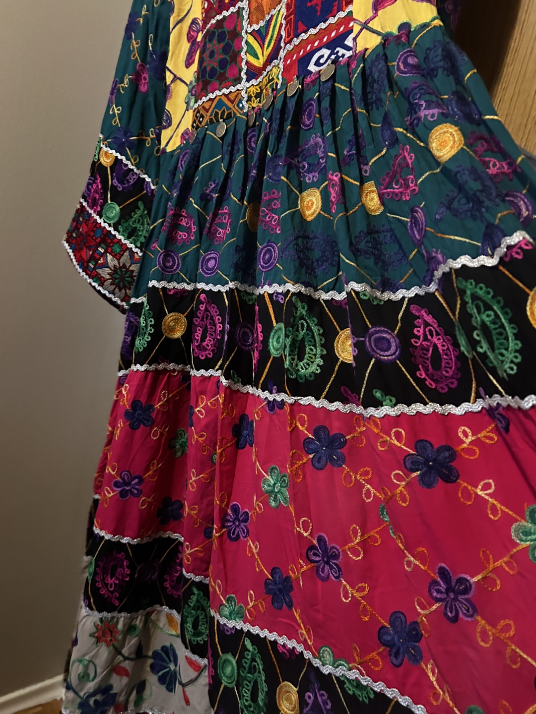 Colorful Embroidered Dress - photo 5