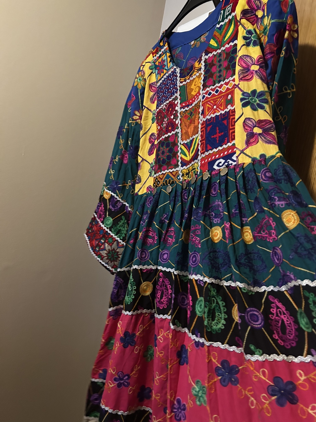 Colorful Embroidered Dress - photo 2