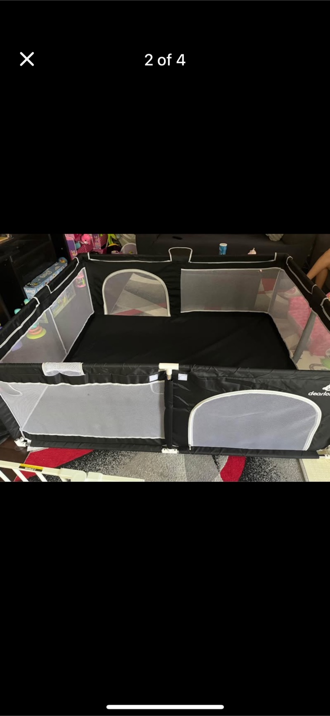 dearlommn Playpen - Black