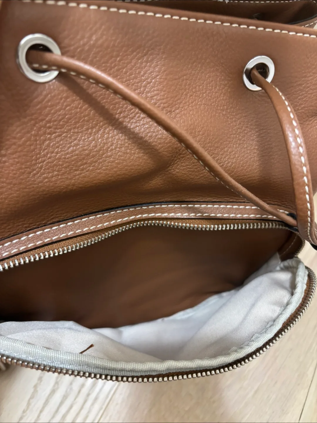 Danier Leather Backpack - Brown image indicator(4)